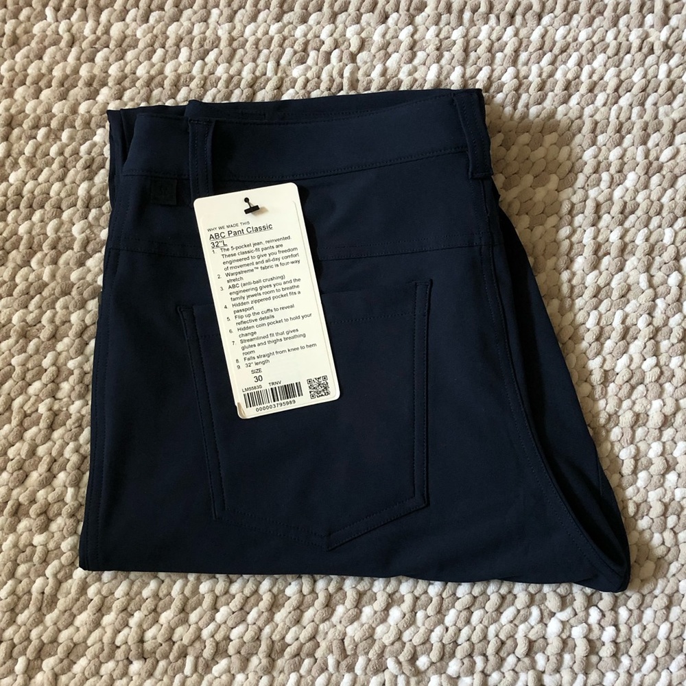 NWT Lululemon ABC Pant Classic